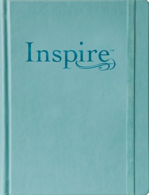Inspire Bible Large Print NLT (Hardcover LeatherLike, Tranquil Blue)