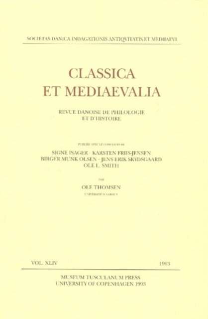 Classica et Mediaevalia