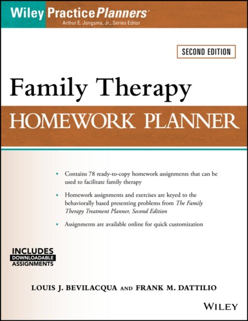 Family Therapy Homework Planner 2e