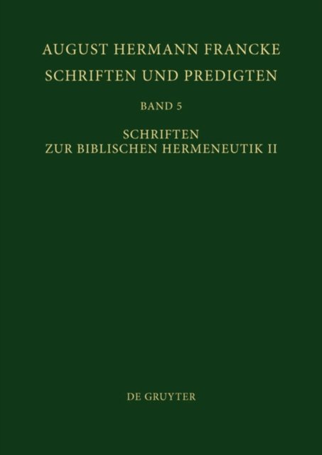 Schriften zur Biblischen Hermeneutik II