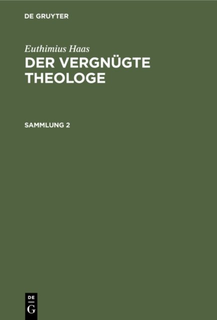 vergnügte Theologe. Sammlung 2