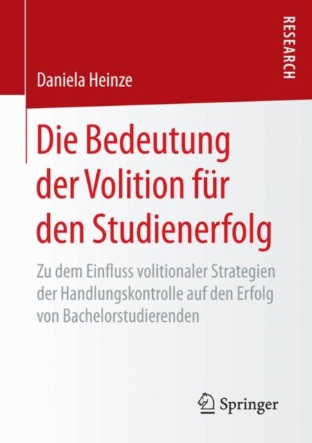 Die Bedeutung der Volition fur den Studienerfolg