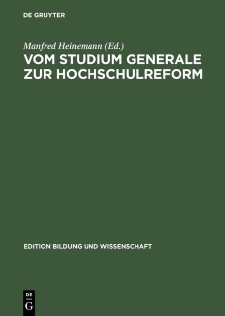 Vom Studium Generale Zur Hochschulreform Die Oberaudorfer Gespraeche Als Forum Gewerkschaftlicher