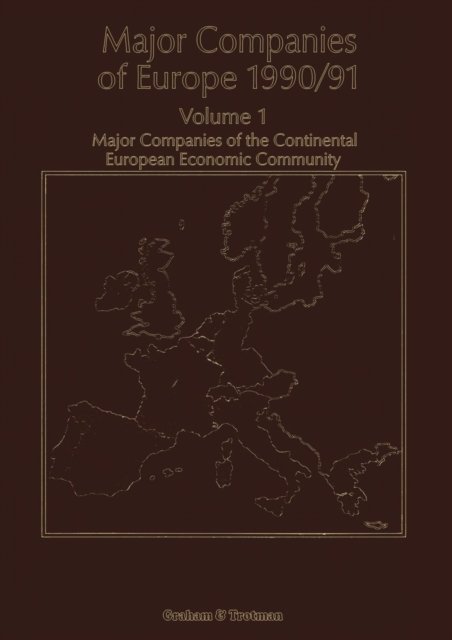 Major Companies of Europe 1990/91