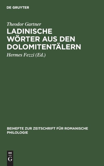 Ladinische Worter Aus Den Dolomitentalern