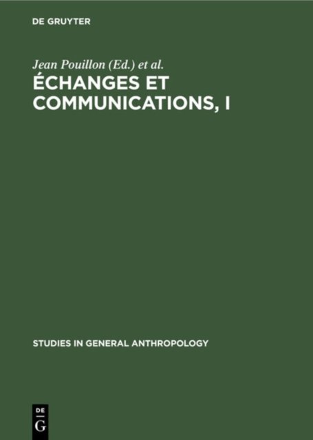 Echanges Et Communications, I