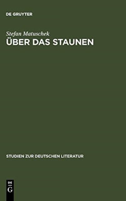 Uber das Staunen