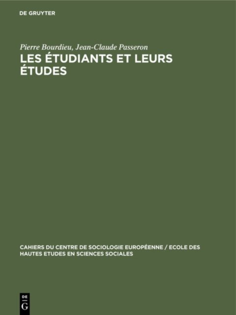 Les Etudiants Et Leurs Etudes