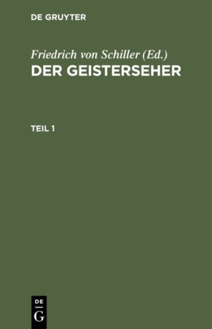 Der Geisterseher. Teil 1