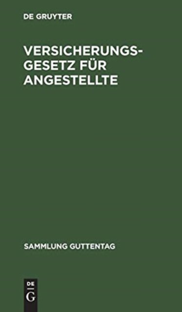 Versicherungsgesetz Fur Angestellte