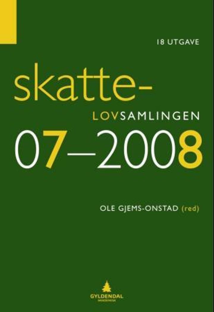 Skattelovsamlingen 2007/08