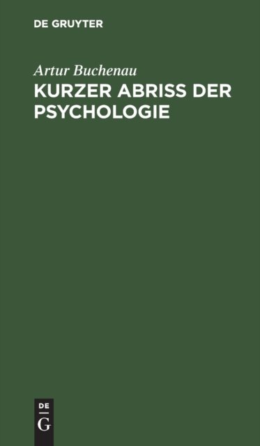 Kurzer Abriß Der Psychologie