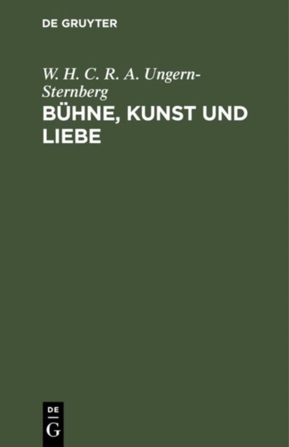 Buhne, Kunst und Liebe