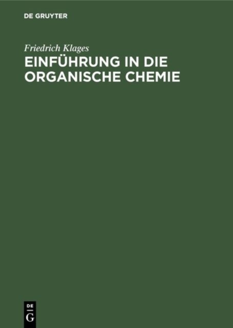 Einfuhrung in die organische Chemie