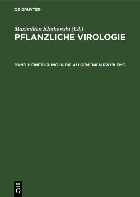 Einfuhrung in Die Allgemeinen Probleme