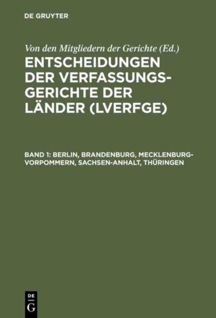 Berlin, Brandenburg, Mecklenburg-vorpommern, Sachsen-anhalt, Thüringen