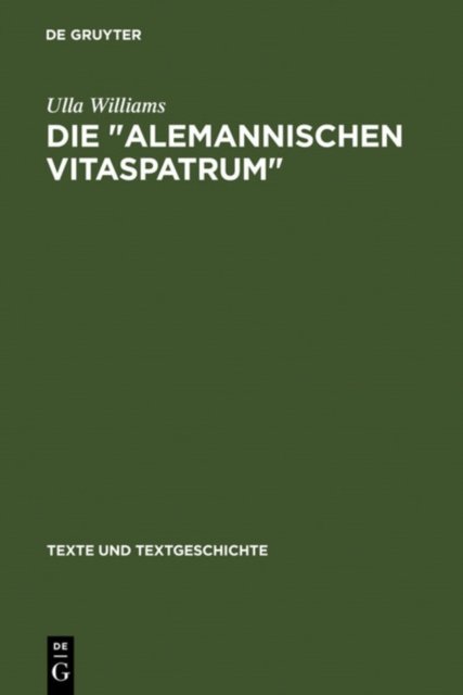 " Alemannischen Vitaspatrum "