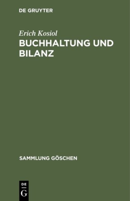 Buchhaltung Und Bilanz