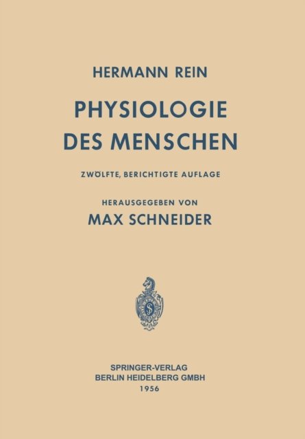 Einfuhrung in die Physiologie des Menschen