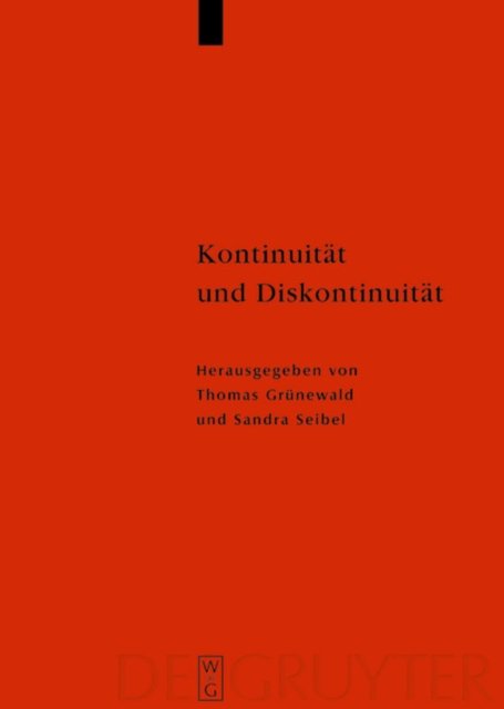 Kontinuitat und Diskontinuitat