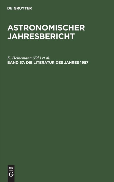 Literatur des Jahres 1957