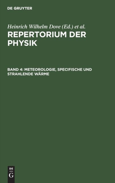 Meteorologie, Specifische Und Strahlende Warme