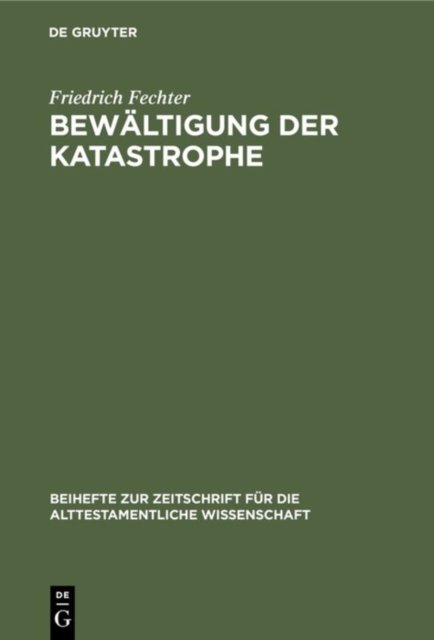Bewaltigung der Katastrophe