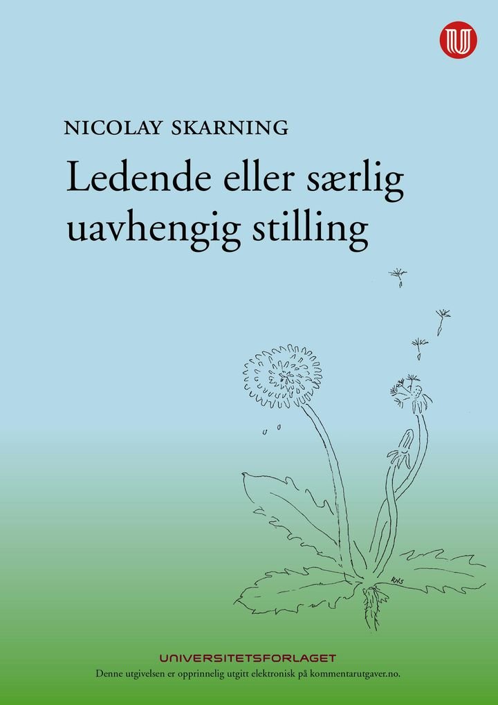 Ledende eller særlig uavhengig stilling