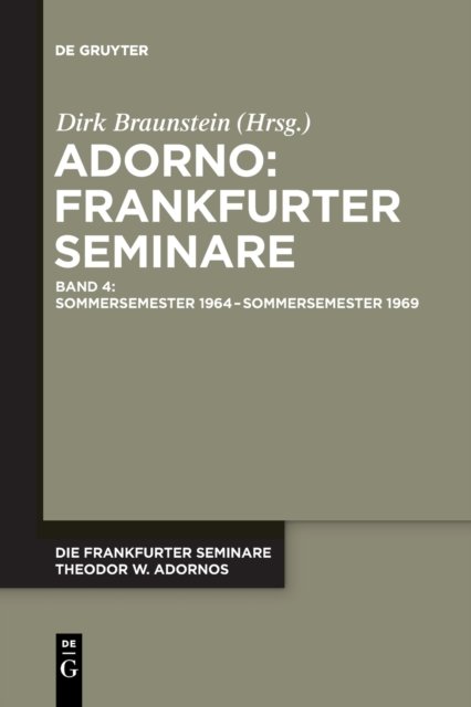 Sommersemester 1964 - Sommersemester 1969