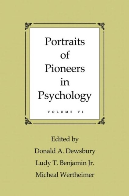 Portraits of Pioneers in Psychology
