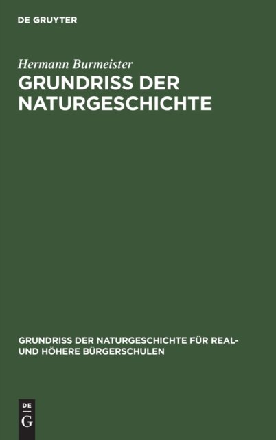 Grundriss Der Naturgeschichte