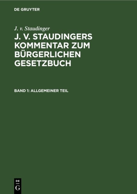 Allgemeiner Teil