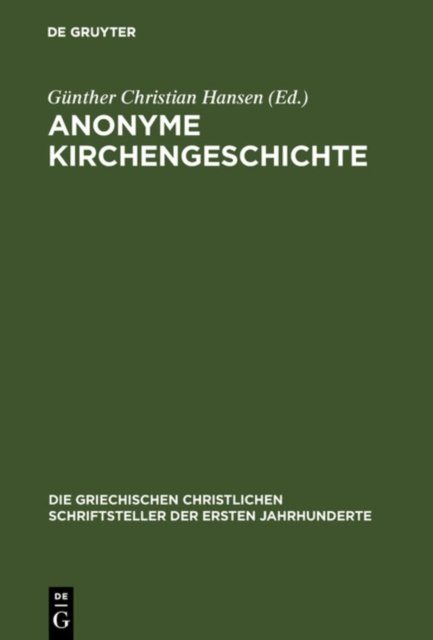 Anonyme Kirchengeschichte