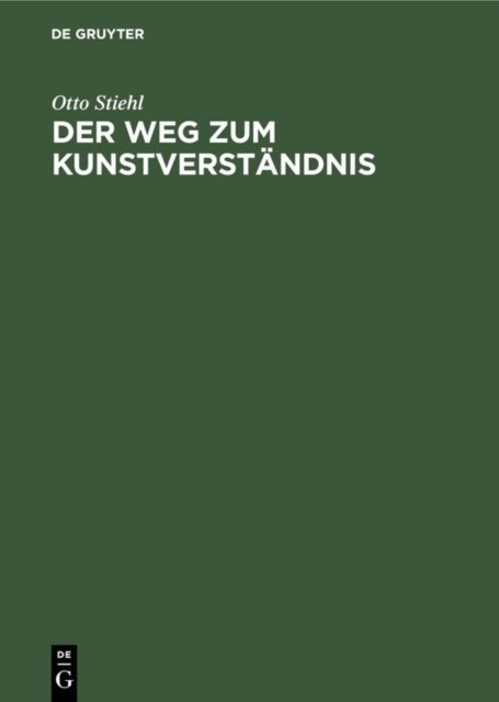 Der Weg Zum Kunstverstandnis