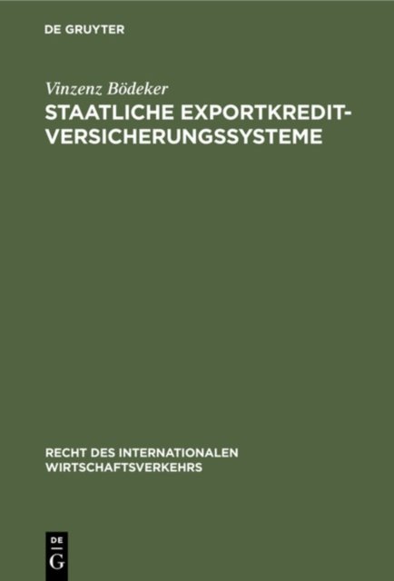 Staatliche Exportkreditversicherungssysteme