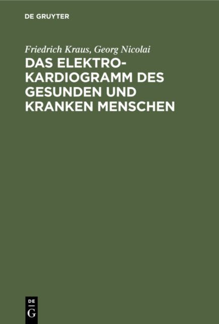 Elektrokardiogramm des gesunden und kranken Menschen