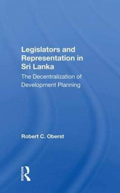 Legislators And Representation In Sri Lanka