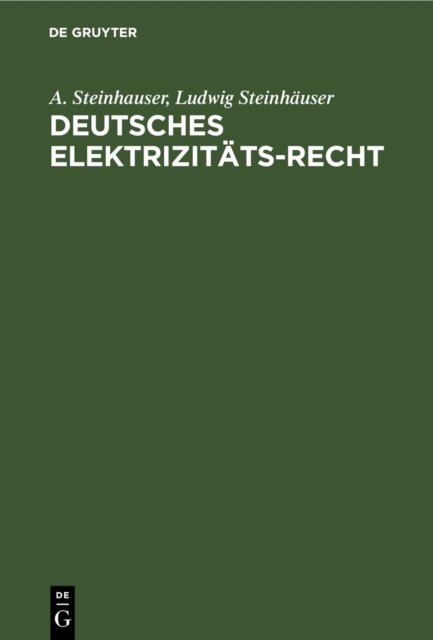 Deutsches Elektrizitäts-recht
