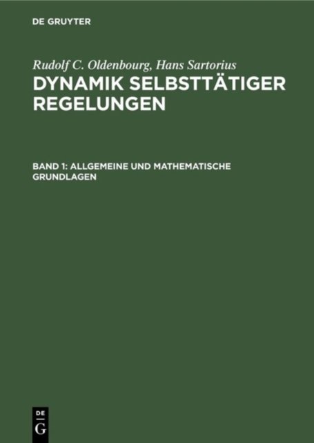 Allgemeine Und Mathematische Grundlagen