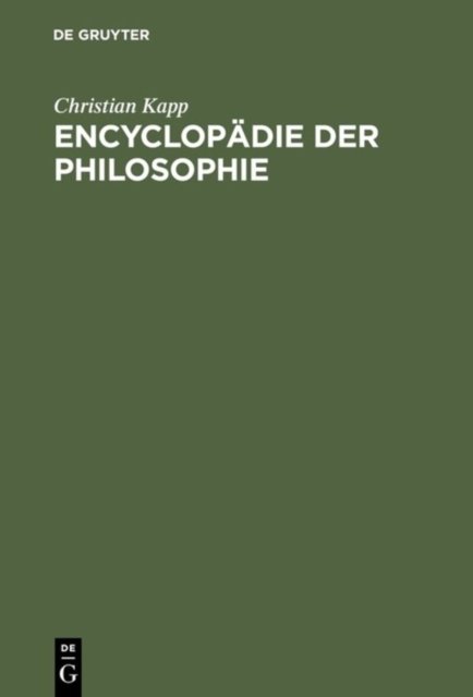 Encyclopadie der Philosophie