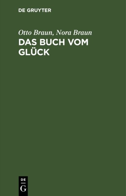 Das Buch Vom Gluck