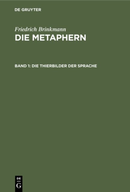 Thierbilder der Sprache