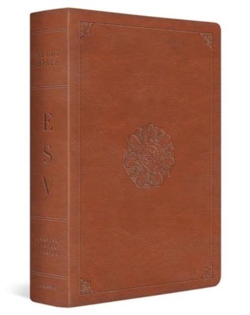 ESV Study Bible (TruTone, English Saddle, Ornament Design)