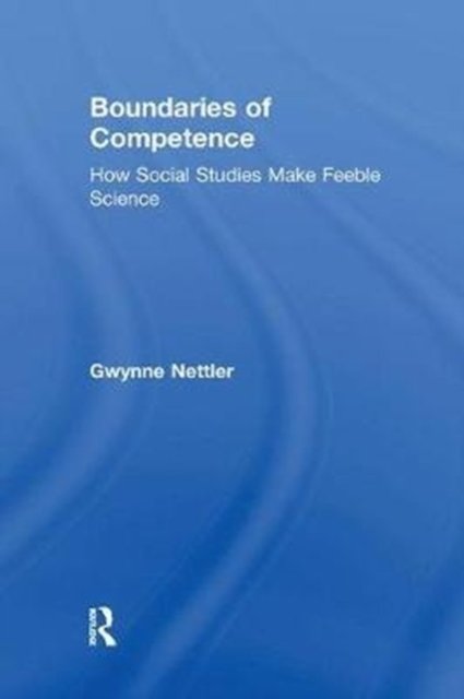 Boundaries of Competence