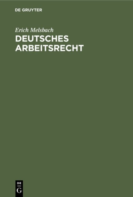 Deutsches Arbeitsrecht