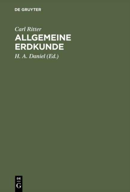 Allgemeine Erdkunde