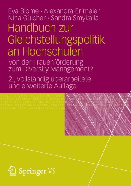 Handbuch zur Gleichstellungspolitik an Hochschulen