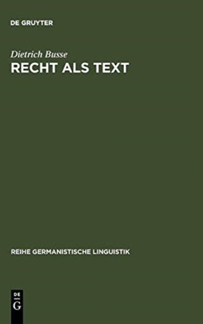 Recht als Text