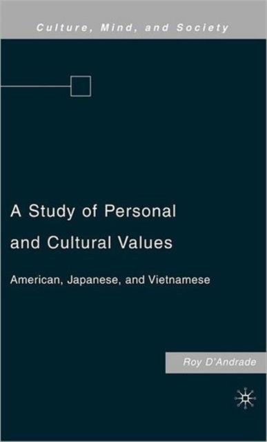 A Study of Personal and Cultural Values