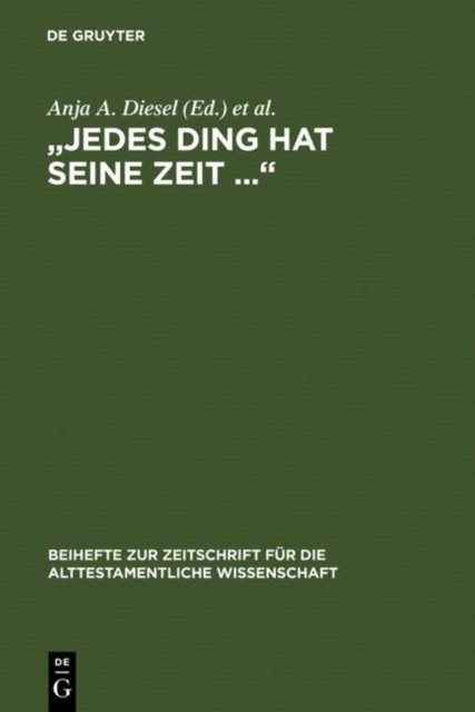 "Jedes Ding Hat Seine Zeit ..."
